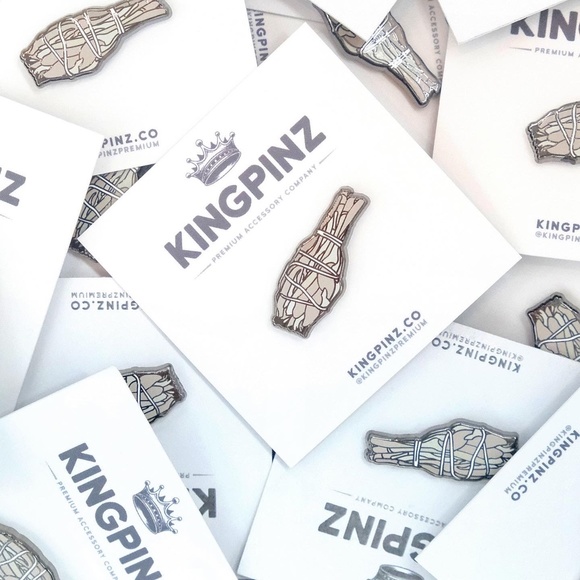 Sage Smudge Lapel Pin - Picture 2 of 2